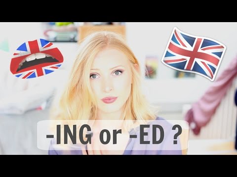 ING and ED Adjectives